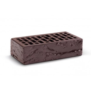 Кирпич керамический 1НФ Темный шоколад Кора дерева